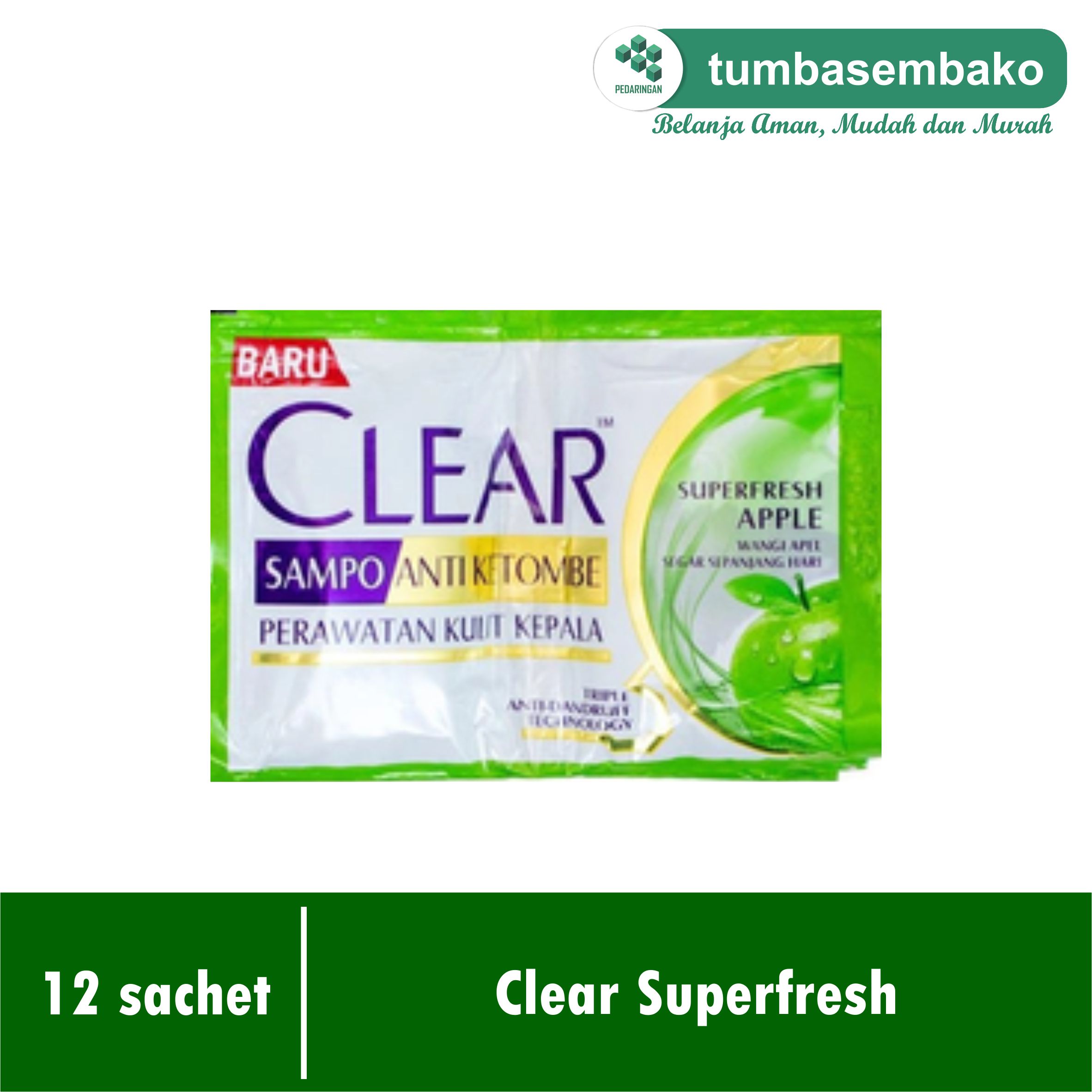 Clear Superfresh 1 Renceng (12sachet)
